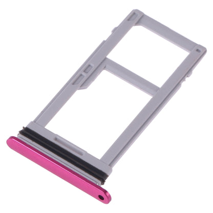 SIM Card Tray + SIM Card Tray / Micro SD Card Tray for LG G7 ThinQ G710 G710EM G710PM G710VMP G710ULM (Purplish Red) - For LG by buy2fix | Online Shopping UK | buy2fix