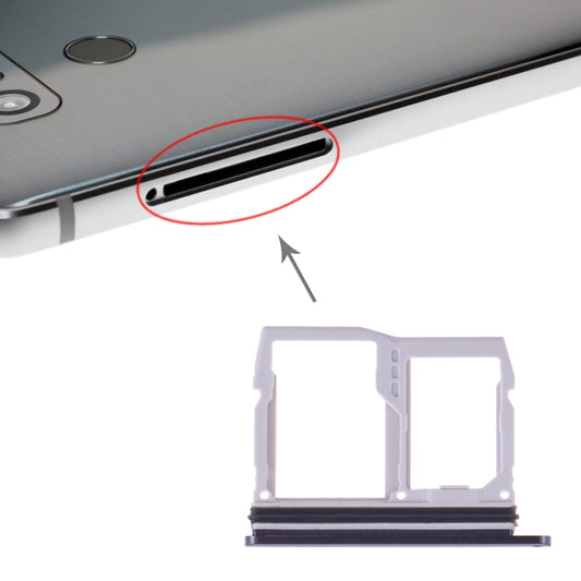 SIM Card Tray + Micro SD Card Tray for LG G6 H870 H871 H872 LS993 VS998 US997 H873(Black) - For LG by buy2fix | Online Shopping UK | buy2fix