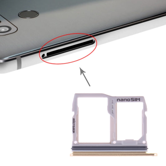 SIM Card Tray + Micro SD Card Tray for LG G6 H870 H871 H872 LS993 VS998 US997 H873 (Gold) - For LG by buy2fix | Online Shopping UK | buy2fix