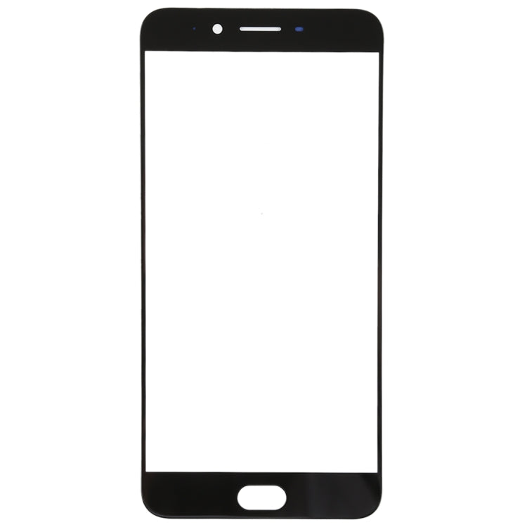 For OPPO R9s Plus Front Screen Outer Glass Lens (Black) - Outer Glass Lens by buy2fix | Online Shopping UK | buy2fix