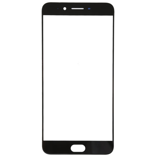 For OPPO R9s Plus Front Screen Outer Glass Lens (Black) - Outer Glass Lens by buy2fix | Online Shopping UK | buy2fix