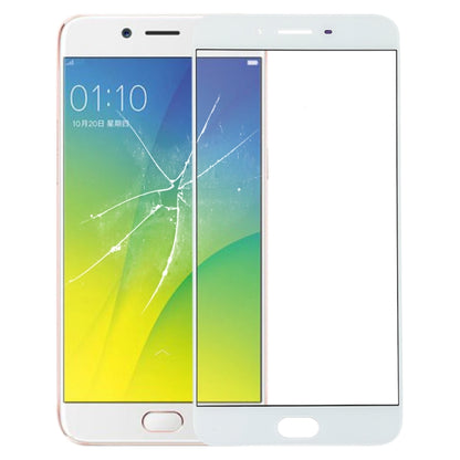 For OPPO R9s Plus Front Screen Outer Glass Lens (White) - Outer Glass Lens by buy2fix | Online Shopping UK | buy2fix