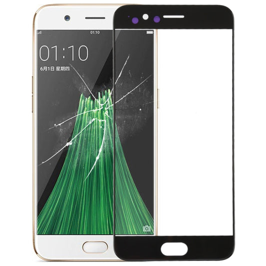 For OPPO R11 Front Screen Outer Glass Lens (Black) - Outer Glass Lens by buy2fix | Online Shopping UK | buy2fix