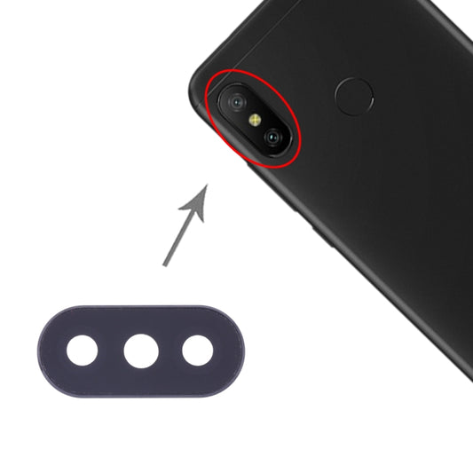 10 PCS Camera Lens Cover for Xiaomi Redmi 6 Pro / MI A2 Lite(Black) - Camera by buy2fix | Online Shopping UK | buy2fix