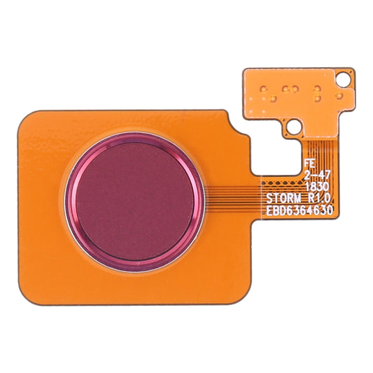 Fingerprint Sensor Flex Cable for LG V40 ThinQ V405QA7 V405 (Red) - For LG by buy2fix | Online Shopping UK | buy2fix
