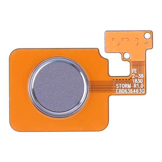 Fingerprint Sensor Flex Cable for LG V40 ThinQ V405QA7 V405 (Silver) - For LG by buy2fix | Online Shopping UK | buy2fix