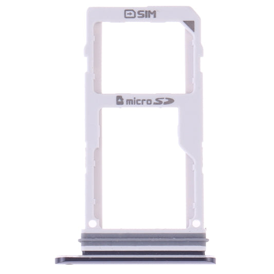 SIM Card Tray + SIM Card Tray / Micro SD Card Tray for LG V30 VS996 LS998U H933 LS998U (Black) - For LG by buy2fix | Online Shopping UK | buy2fix