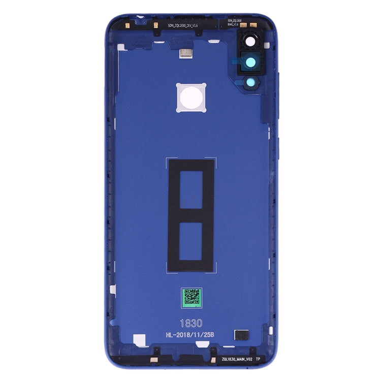 Battery Back Cover with Camera Lens for Asus Zenfone Max M2 ZB633KL ZB632KL(Blue) - Back Cover by buy2fix | Online Shopping UK | buy2fix