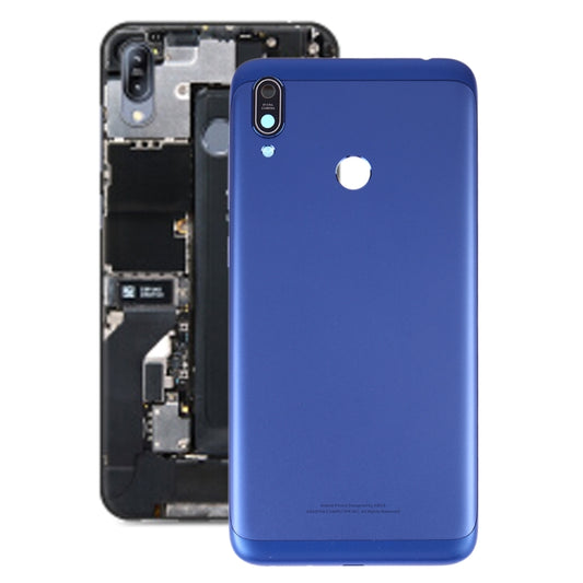 Battery Back Cover with Camera Lens for Asus Zenfone Max M2 ZB633KL ZB632KL(Blue) - Back Cover by buy2fix | Online Shopping UK | buy2fix