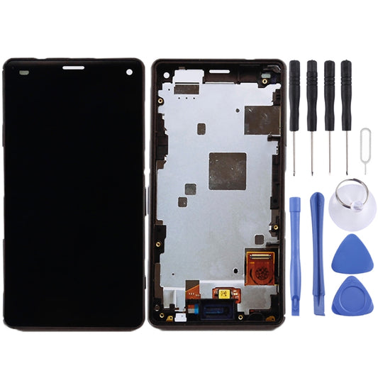 OEM LCD Screen for Sony Xperia Z3 Mini Compact Digitizer Full Assembly with Frame(Black) - LCD Screen by buy2fix | Online Shopping UK | buy2fix