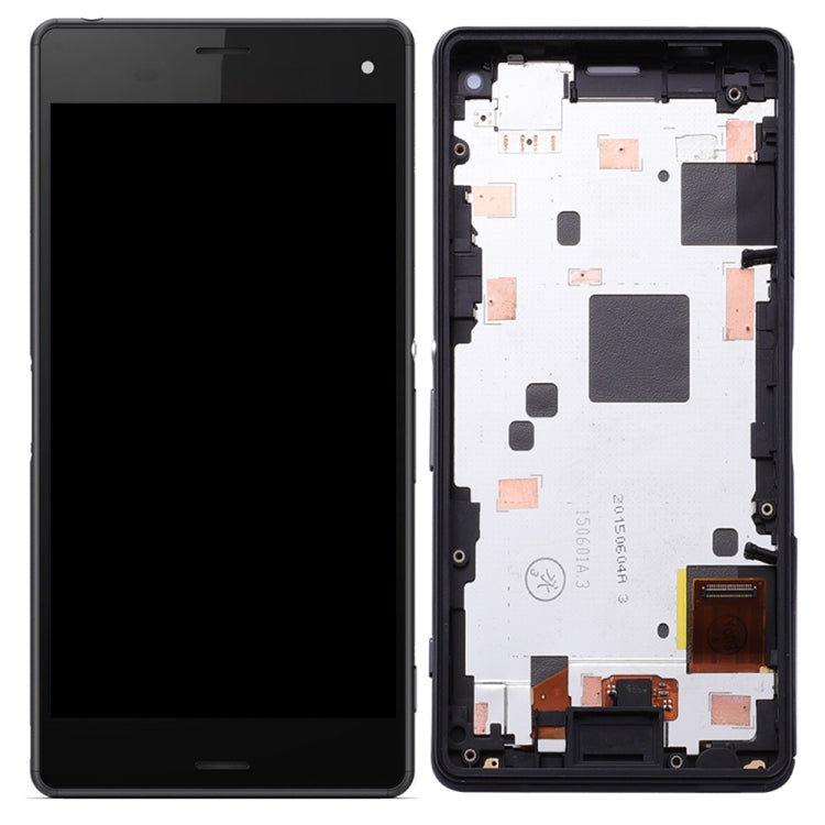 OEM LCD Screen for Sony Xperia Z3 Mini Compact Digitizer Full Assembly with Frame(Black) - LCD Screen by buy2fix | Online Shopping UK | buy2fix