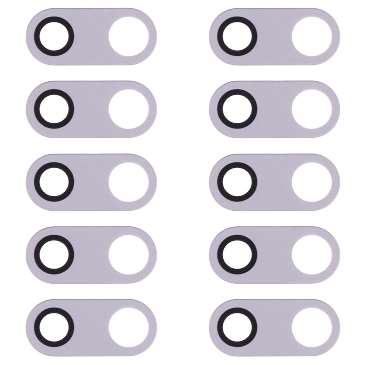 10 PCS Back Camera Lens for LG V30 H930 H933 (Silver) - For LG by buy2fix | Online Shopping UK | buy2fix