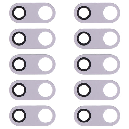10 PCS Back Camera Lens for LG V30 H930 H933 (Silver) - For LG by buy2fix | Online Shopping UK | buy2fix