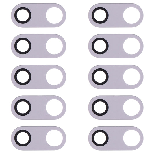 10 PCS Back Camera Lens for LG V30 H930 H933 (Silver) - For LG by buy2fix | Online Shopping UK | buy2fix