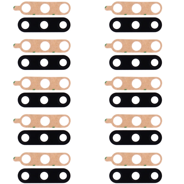 10 PCS Back Camera Lens for LG V40 ThinQ (Black) - For LG by buy2fix | Online Shopping UK | buy2fix