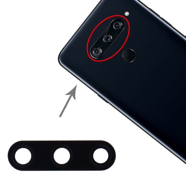 10 PCS Back Camera Lens for LG V40 ThinQ (Black) - For LG by buy2fix | Online Shopping UK | buy2fix