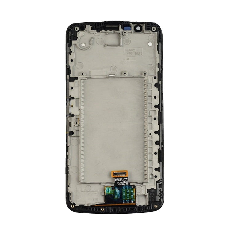 TFT LCD Screen for LG K10 Digitizer Full Assembly with Frame (Black) - For LG by buy2fix | Online Shopping UK | buy2fix