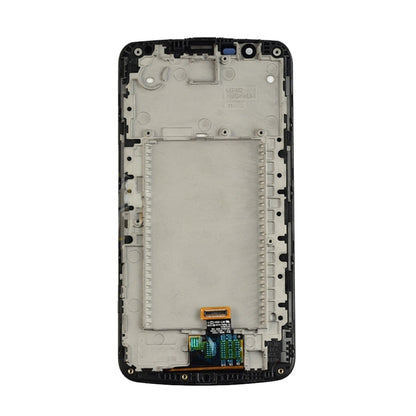 TFT LCD Screen for LG K10 Digitizer Full Assembly with Frame (Black) - For LG by buy2fix | Online Shopping UK | buy2fix