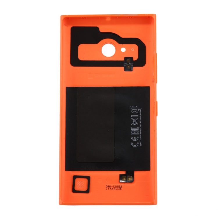 Solid Color NFC Battery Back Cover for Nokia Lumia 735 (Orange) - Back Cover by buy2fix | Online Shopping UK | buy2fix
