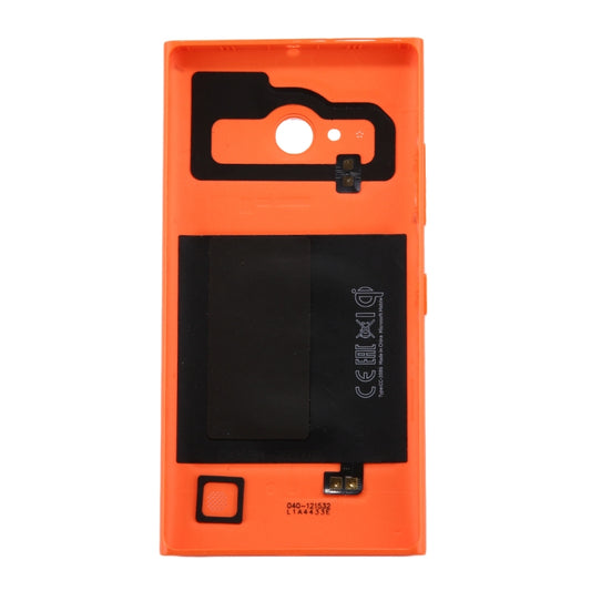 Solid Color NFC Battery Back Cover for Nokia Lumia 735 (Orange) - Back Cover by buy2fix | Online Shopping UK | buy2fix