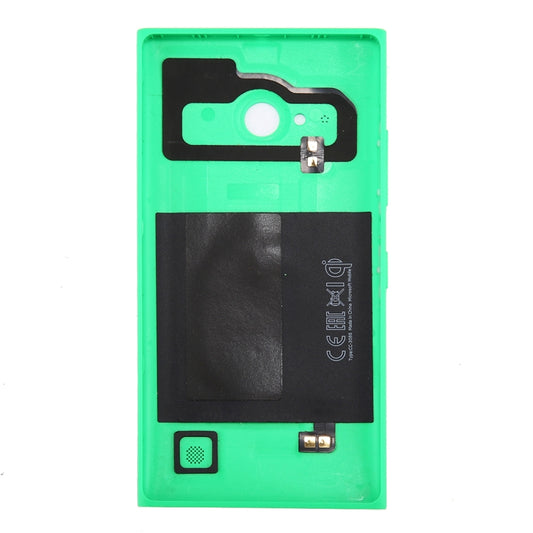 for Nokia Lumia 735 Solid Color NFC Battery Back Cover(Green) - Back Cover by buy2fix | Online Shopping UK | buy2fix