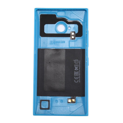 for Nokia Lumia 735 Solid Color NFC Battery Back Cover(Blue) - Back Cover by buy2fix | Online Shopping UK | buy2fix