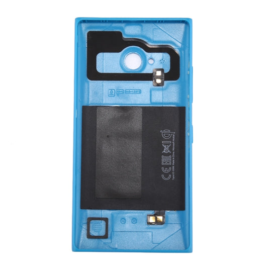 for Nokia Lumia 735 Solid Color NFC Battery Back Cover(Blue) - Back Cover by buy2fix | Online Shopping UK | buy2fix