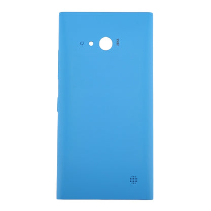 for Nokia Lumia 735 Solid Color NFC Battery Back Cover(Blue) - Back Cover by buy2fix | Online Shopping UK | buy2fix