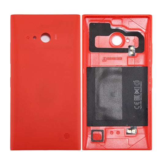 for Nokia Lumia 735 Solid Color NFC Battery Back Cover(Red) - Back Cover by buy2fix | Online Shopping UK | buy2fix