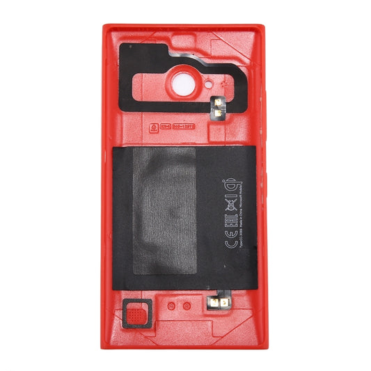 for Nokia Lumia 735 Solid Color NFC Battery Back Cover(Red) - Back Cover by buy2fix | Online Shopping UK | buy2fix