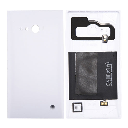 Solid Color NFC Battery Back Cover for Nokia Lumia 735 (White) - Back Cover by buy2fix | Online Shopping UK | buy2fix