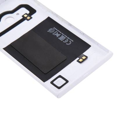 Solid Color NFC Battery Back Cover for Nokia Lumia 735 (White) - Back Cover by buy2fix | Online Shopping UK | buy2fix