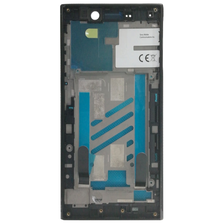 Front Housing LCD Frame Bezel for Sony Xperia L2 (Black) - Frame Bezel Plate by buy2fix | Online Shopping UK | buy2fix