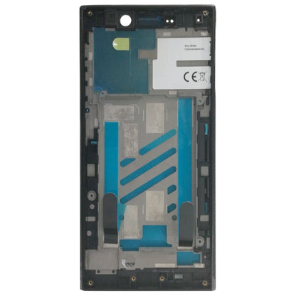 Front Housing LCD Frame Bezel for Sony Xperia L2 (Black) - Frame Bezel Plate by buy2fix | Online Shopping UK | buy2fix
