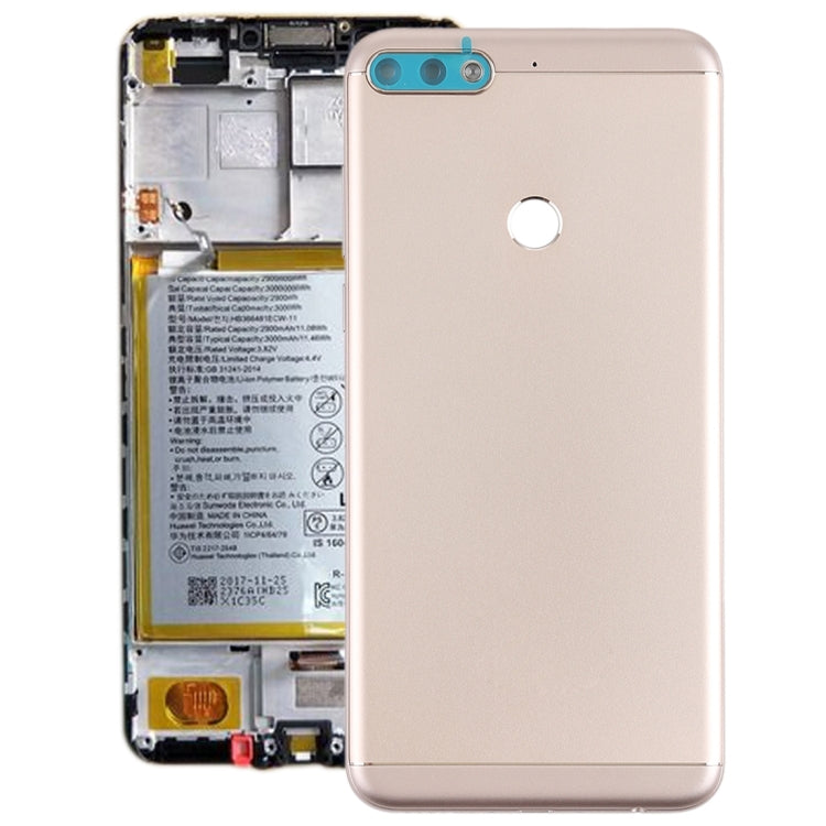 Back Cover with Side Keys for Huawei Honor Play 7C(Gold) - Back Cover by buy2fix | Online Shopping UK | buy2fix