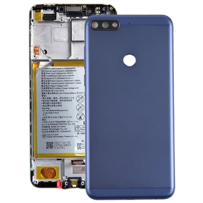 Back Cover with Side Keys for Huawei Honor Play 7C(Blue) - Back Cover by buy2fix | Online Shopping UK | buy2fix
