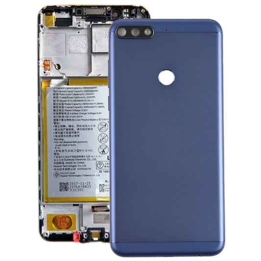 Back Cover with Side Keys for Huawei Honor Play 7C(Blue) - Back Cover by buy2fix | Online Shopping UK | buy2fix