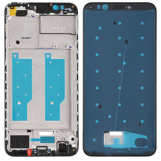 Front Housing LCD Frame Bezel for Huawei Honor Play 7C(Black) - Full Housing Cover by buy2fix | Online Shopping UK | buy2fix