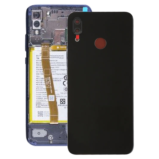 Back Cover with Camera Lens (Original) for Huawei P20 Lite / Nova 3e(Black) - Back Cover by buy2fix | Online Shopping UK | buy2fix