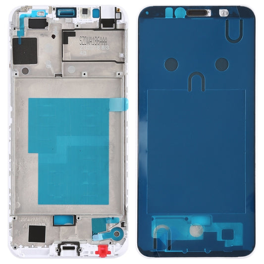 Front Housing LCD Frame Bezel for Huawei Honor Play 7A(White) - Frame Bezel Plate by buy2fix | Online Shopping UK | buy2fix