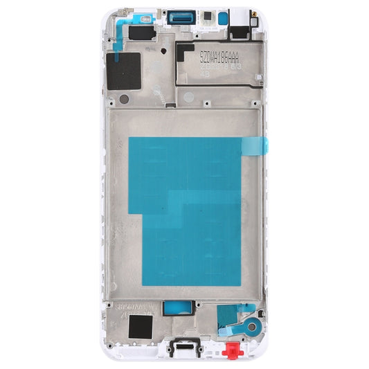 Front Housing LCD Frame Bezel for Huawei Honor Play 7A(White) - Frame Bezel Plate by buy2fix | Online Shopping UK | buy2fix