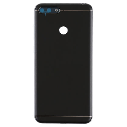 Back Cover with Side Keys & Camera Lens for Huawei Honor Play 7A(Black) - Back Cover by buy2fix | Online Shopping UK | buy2fix