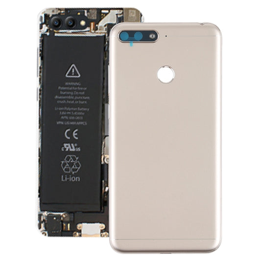 Back Cover with Side Keys & Camera Lens for Huawei Honor Play 7A(Gold) - Back Cover by buy2fix | Online Shopping UK | buy2fix
