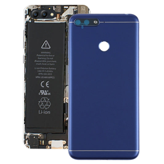 Back Cover with Side Keys & Camera Lens for Huawei Honor Play 7A(Blue) - Back Cover by buy2fix | Online Shopping UK | buy2fix