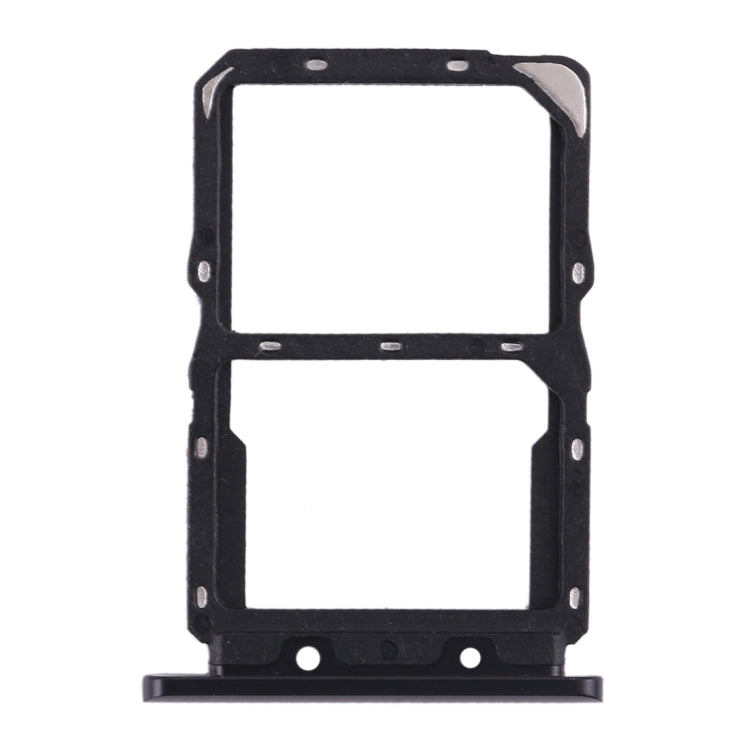 SIM Card Tray + NM Card Tray for Huawei Nova 5 (Black) by buy2fix