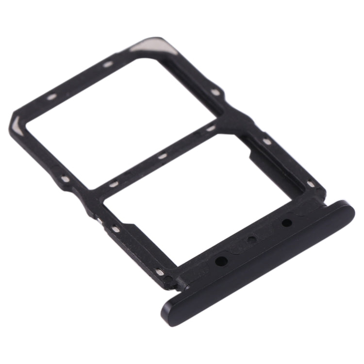 SIM Card Tray + NM Card Tray for Huawei Nova 5 (Black) by buy2fix