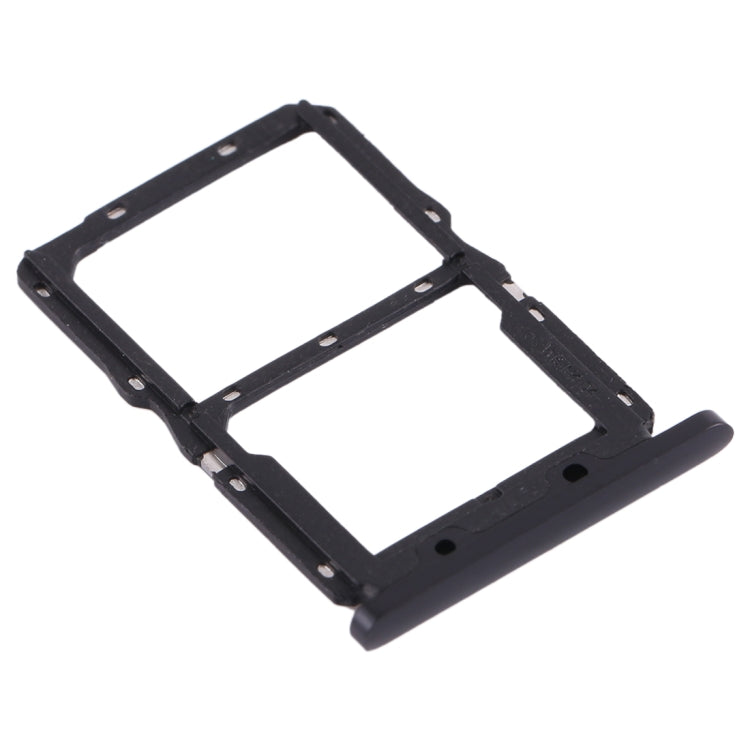 SIM Card Tray + NM Card Tray for Huawei Nova 5 (Black) by buy2fix