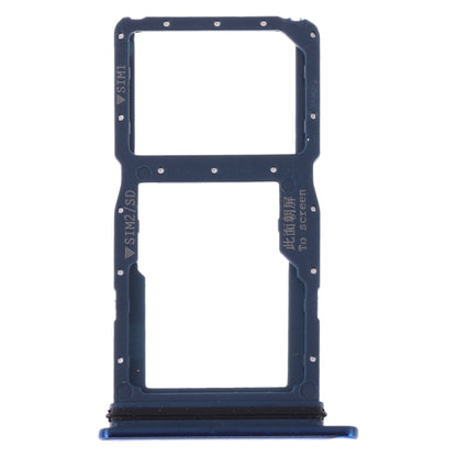 SIM Card Tray + SIM Card Tray / Micro SD Card Tray for Huawei Nova 5i (Blue) by buy2fix