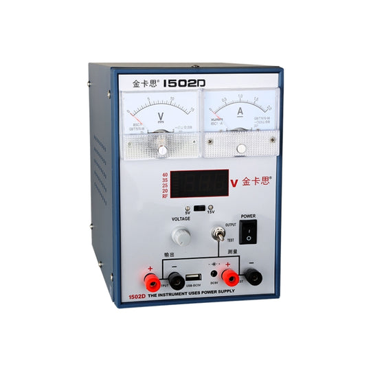Kaisi K-1502D Reparaturnetzteil Stromzähler 2A Einstellbares DC-Netzteil Automatischer Schutz, US-Stecker