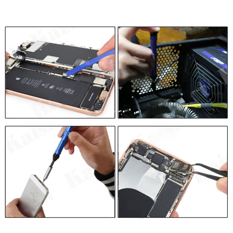 Kaisi K-1766 63 in 1 Magnetic Precision Electronics Screwdriver set Hand Tools For Phone Repair Tool Kit - Screwdriver Set by Kaisi | Online Shopping UK | buy2fix